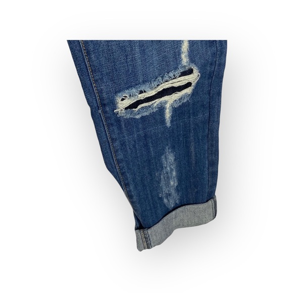 new LF Carmar Jeans ⍟ Denim on Denim Patchwork Boyfriend Baggy Jean Jeans ⍟ 23 ⍟ - Picture 9 of 17